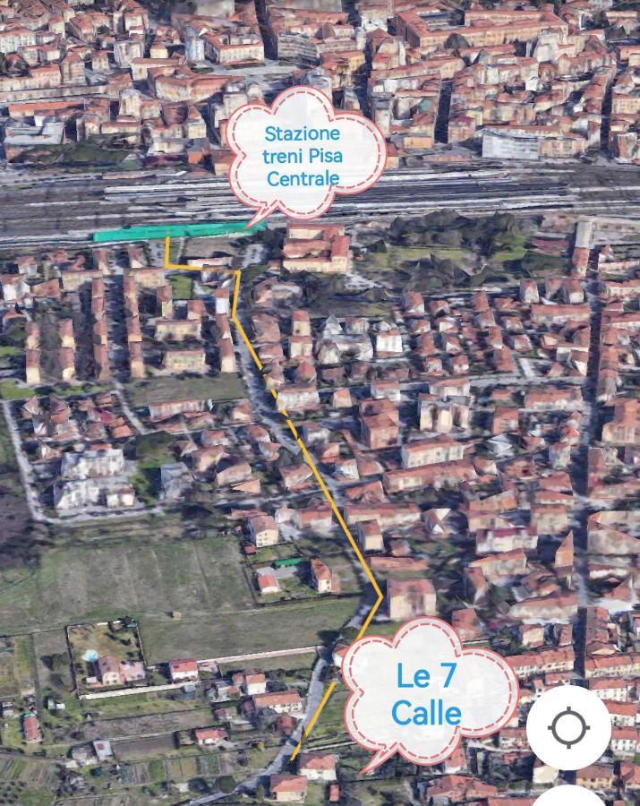 Le 7 Calle Пиза Экстерьер фото